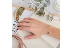  Geometry Class - Link bracelets - Silver / Rhodium plated - 18cm